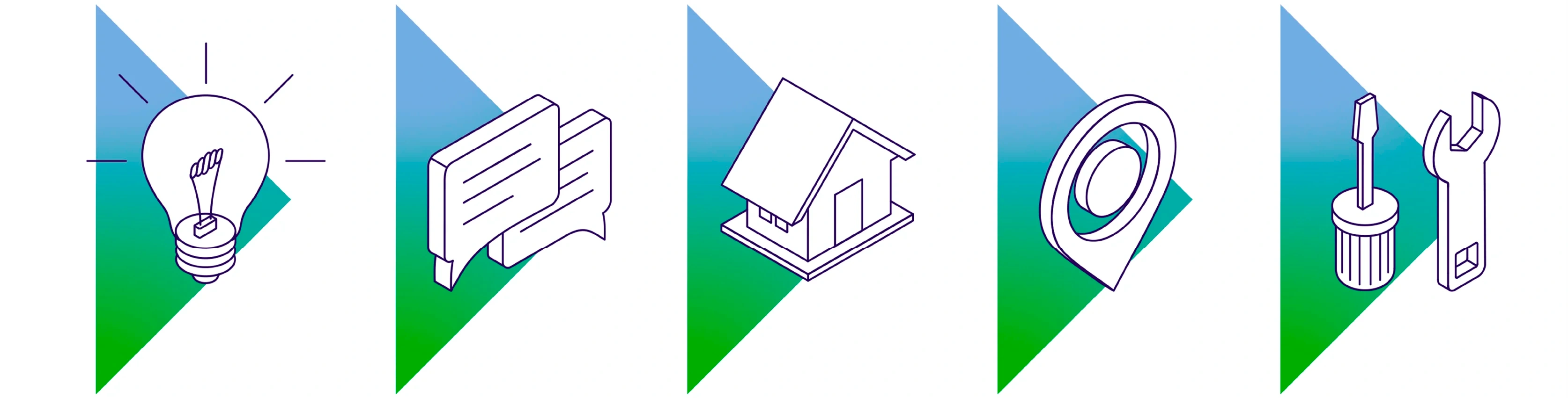 Triangular brand assets designed for the Besa annual conference 2025.