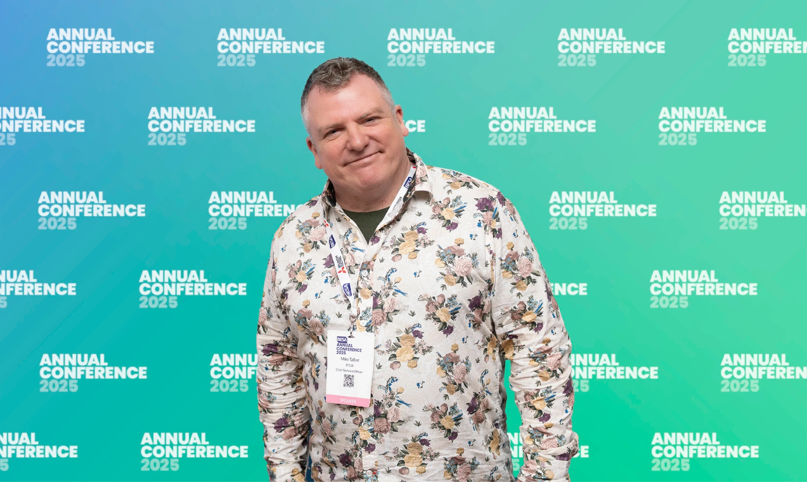 BESA annual conference 2025 large format design and print.