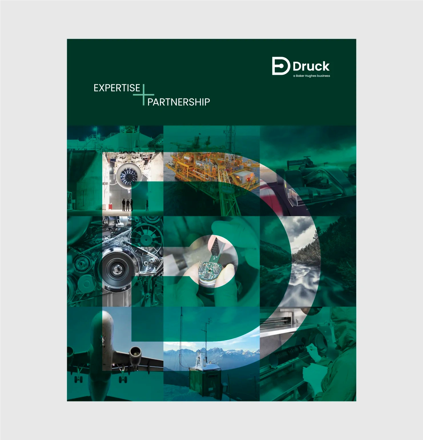 Front cover designs for sales brochures and more technical factsheets.