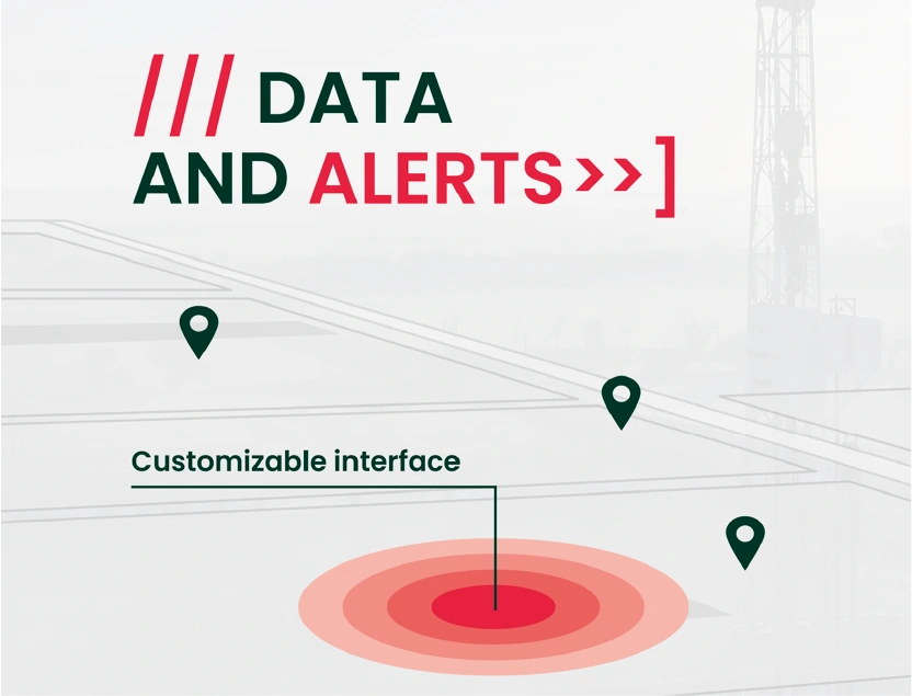 Data and Alerts digital graphic.