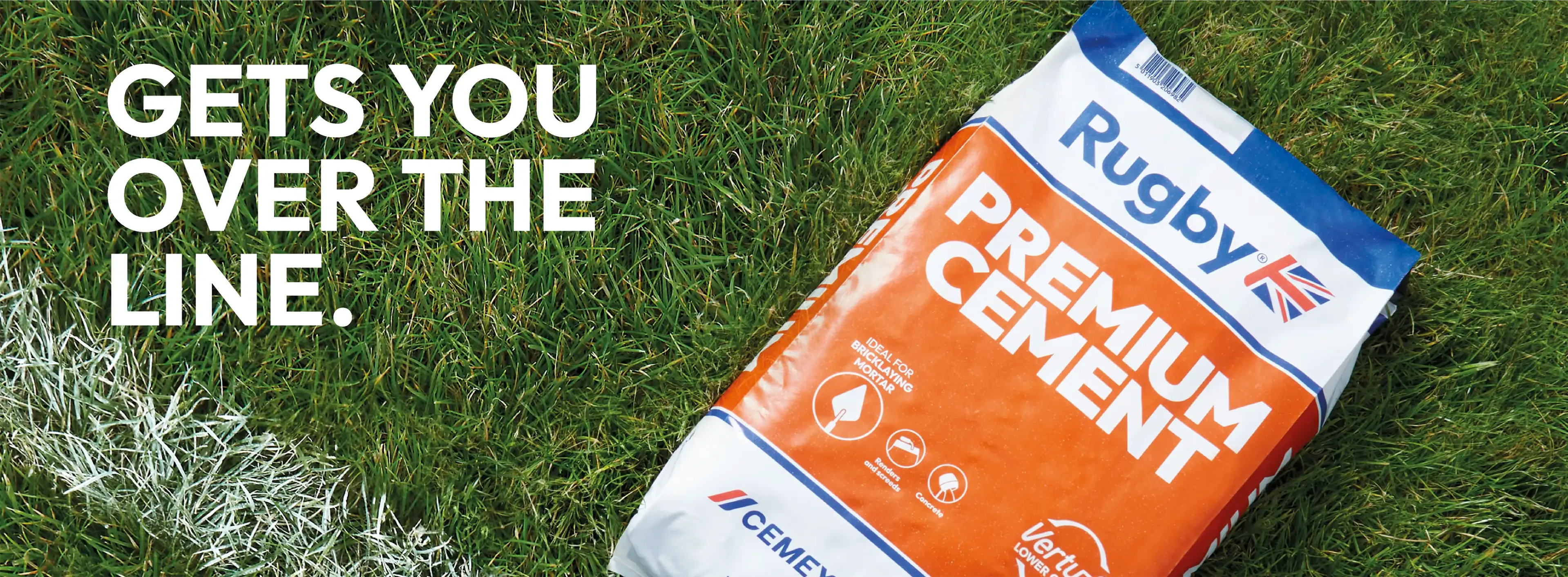 Cemex 'Premium Cement' packaging photography.
