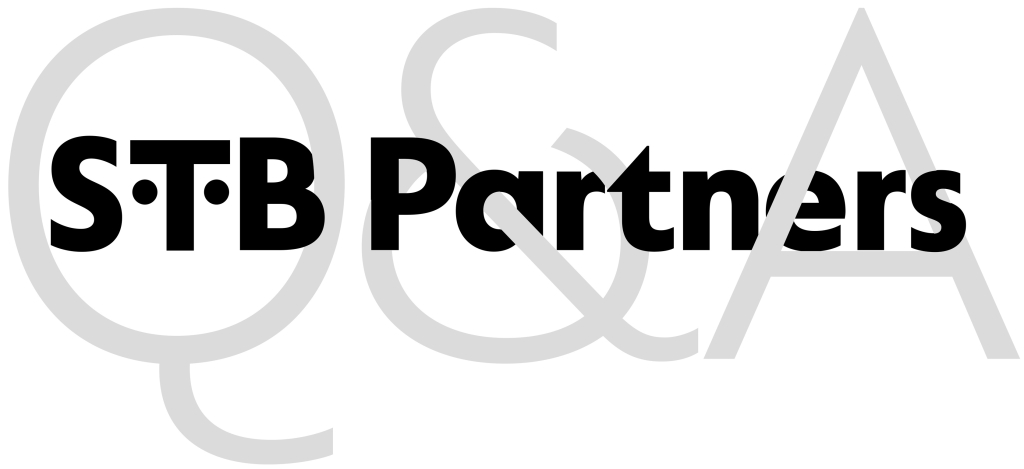 STB Partners title, with playful typography